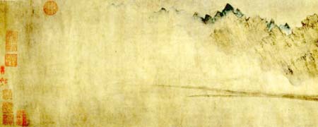 Chinesische Tusche-Zeichnung